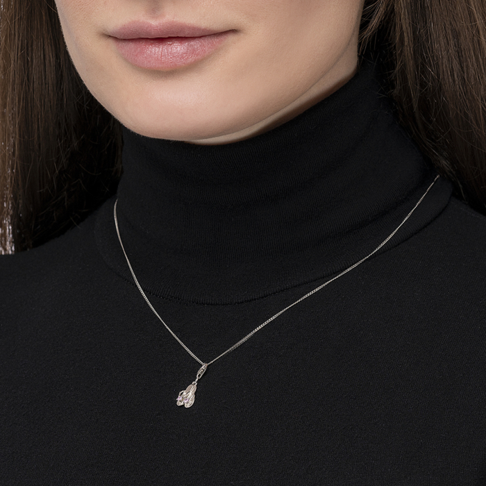 Срібна підвіска з фіанітами. Артикул GP01724A-P/12/1504