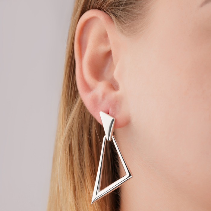 Золоті сережки без вставки P-K-5325-E/02