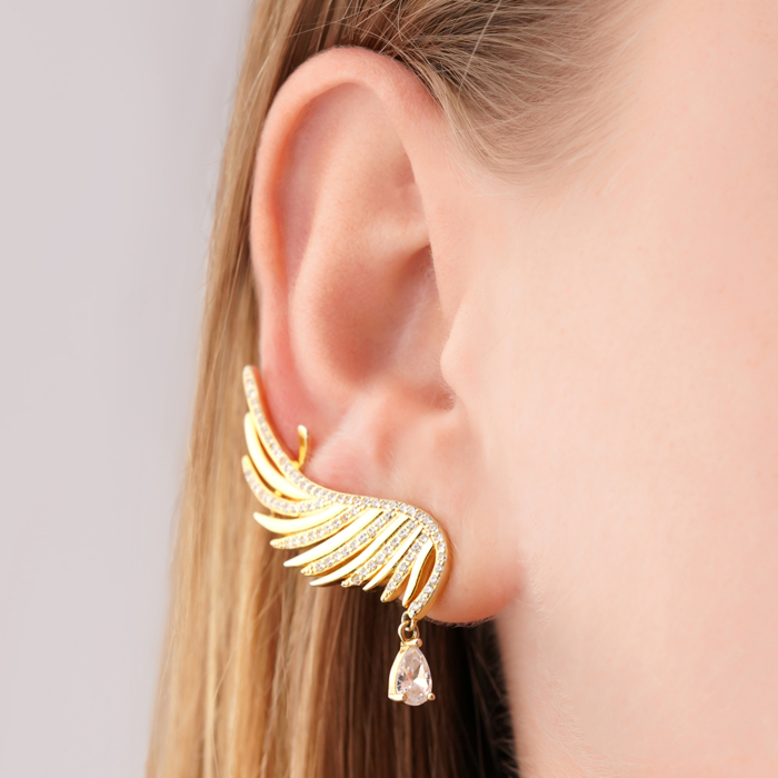 Серебряные серьги с фианитами. Артикул TB02253-E/20/1