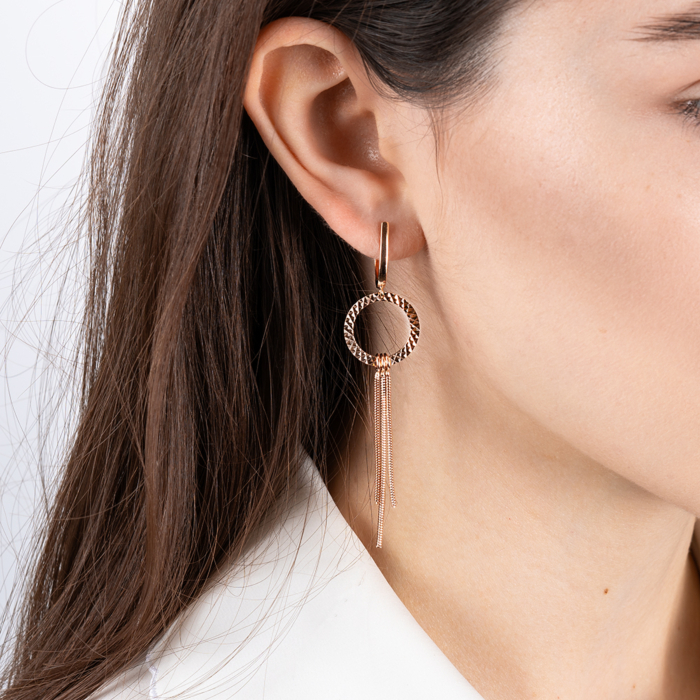 Золоті сережки-підвіски. Артикул 02401/01/2