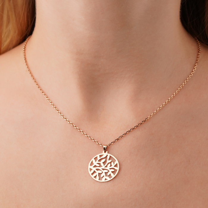 Золота підвіска без вставки P-1189-P/01