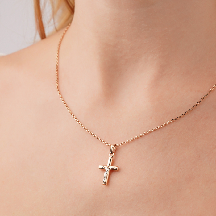 Золотой крестик P-347-P/01