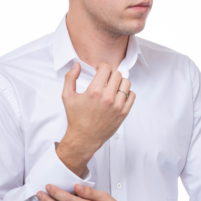 Обручка з діамантами. Артикул 10153/0.8S б