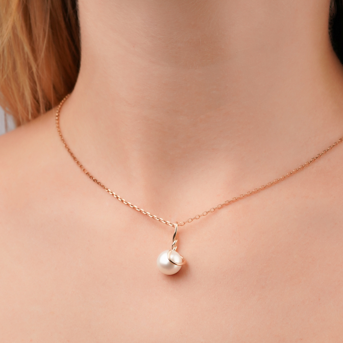 Золота підвіска з перлиною 3191817101-P/01/21080