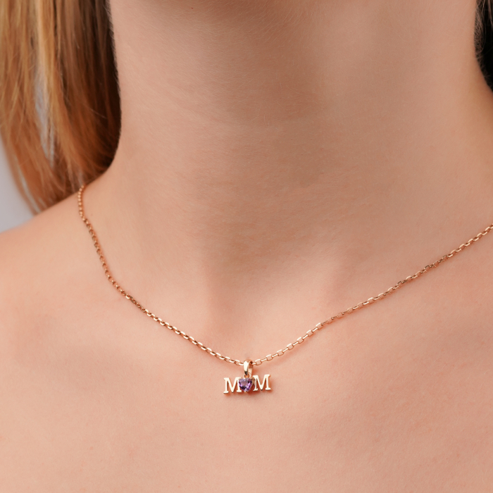 Золотая подвеска с аметистом 550112/01/0/6065