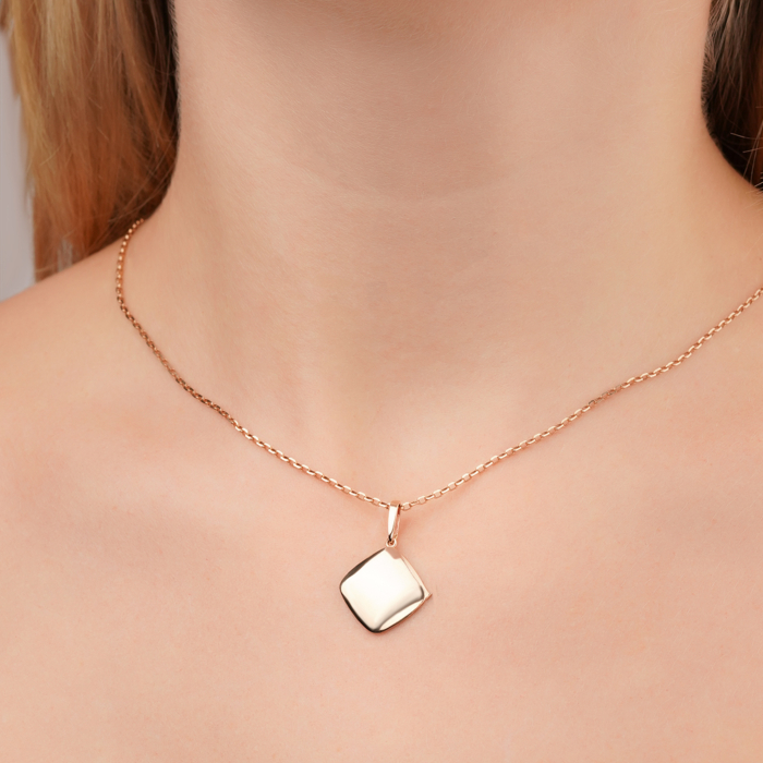 Золота підвіска без вставки S310420-P/01