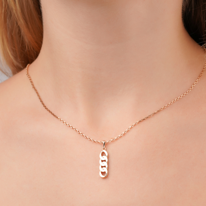 Золотая подвеска без вставки P-P2007-P/01