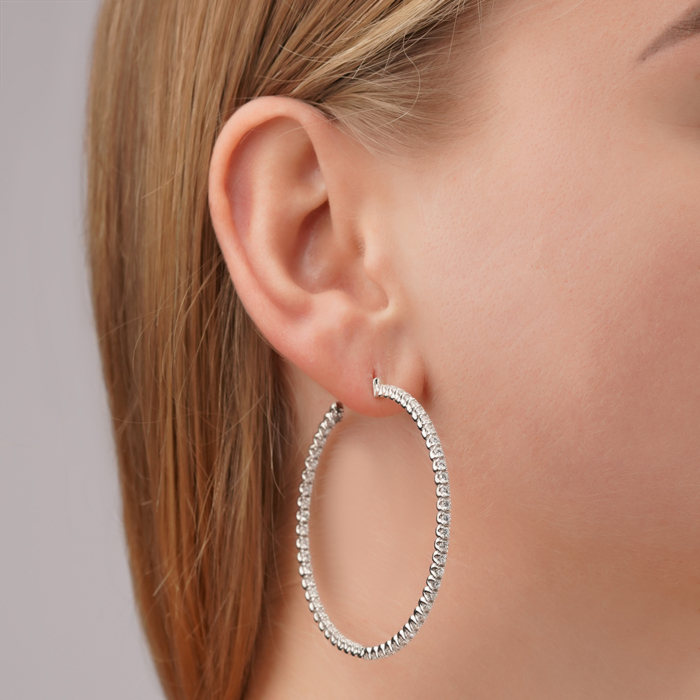 Золоті сережки-пусети з екодіамантами 53704-2.0-L/02/1/11914