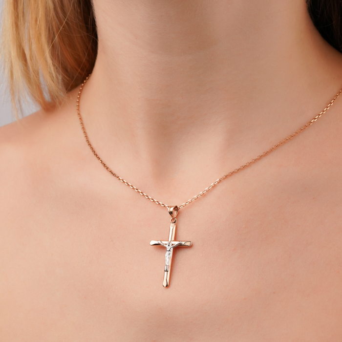 Золотий хрестик P-P4308-P/14