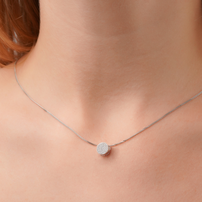 Золота підвіска з фіанітами 3108707102