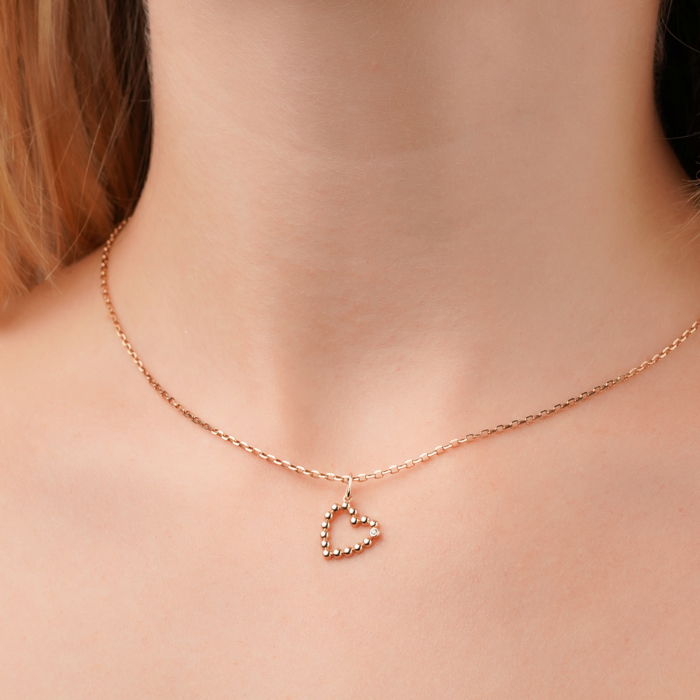 Золота підвіска з діамантом P-DK00900/01/0/8566