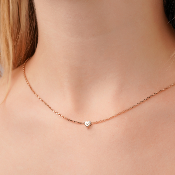 Золота підвіска з діамантом 809047/01/1/8032