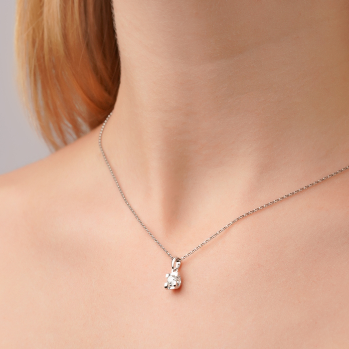 Золота підвіска з діамантом 560116-4.0/02/1/8023