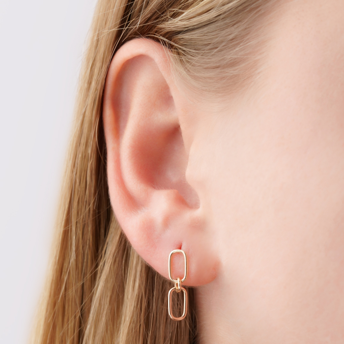 Золоті сережки-пусети без вставки 02531/01/0