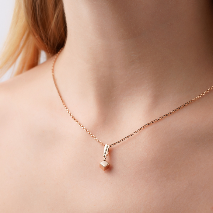 Золота підвіска без вставки 30520/08/0