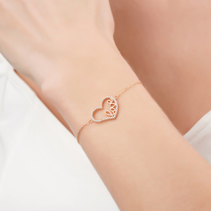 Браслет з червоного золота