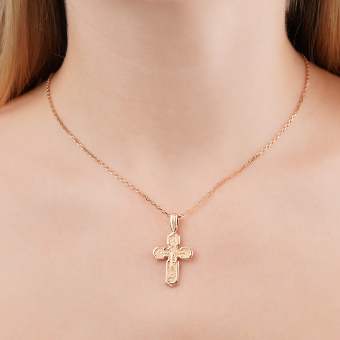 Золотой крестик 31456