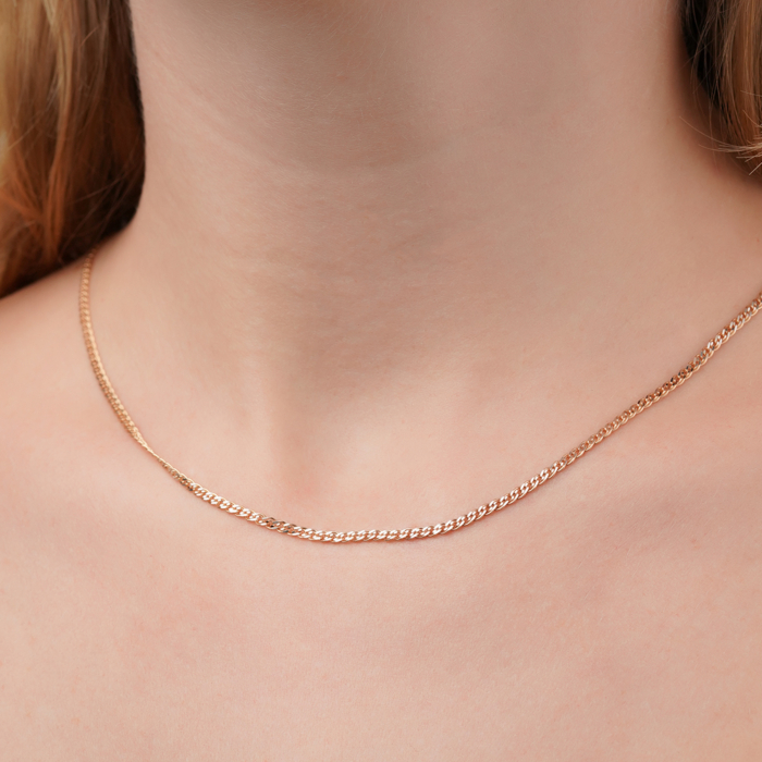 Золотий ланцюжок без вставки. Артикул 66968-4.5-3/01 (66068/4б)