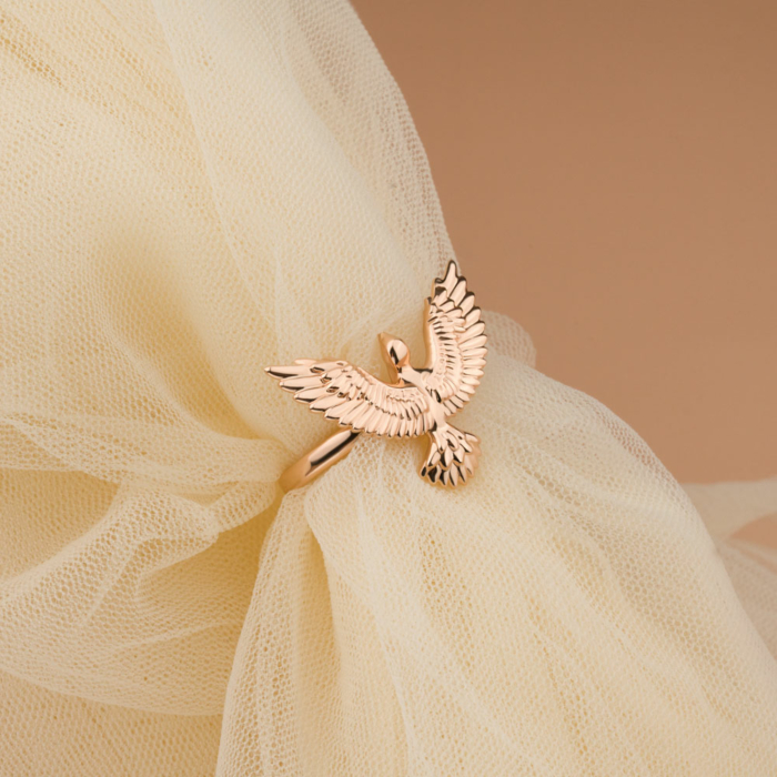 Золота каблучка без вставки 17229/01/0