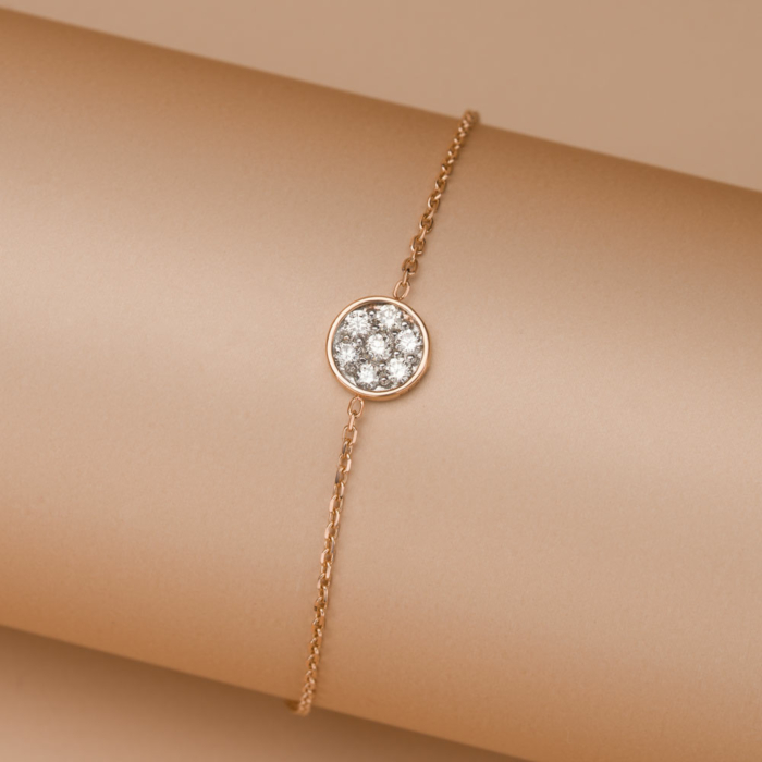 Золотой браслет с бриллиантами P-BD00012-K/01/8581