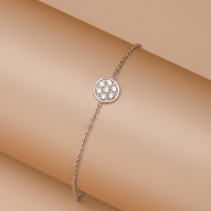 Золотий браслет з діамантами P-BD00012-B/02/8581