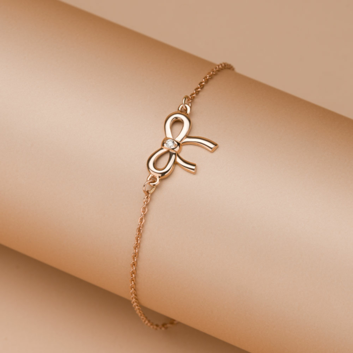 Золотой браслет с бриллиантом 560172/66024-3/01/0/8566