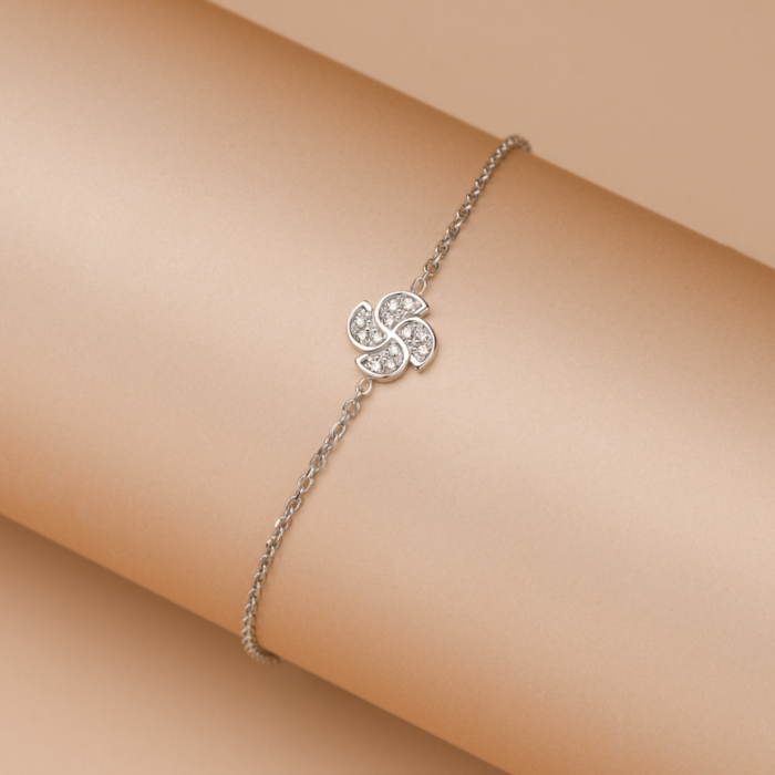 Золотой браслет с бриллиантами P-BD00014-B/02/9023