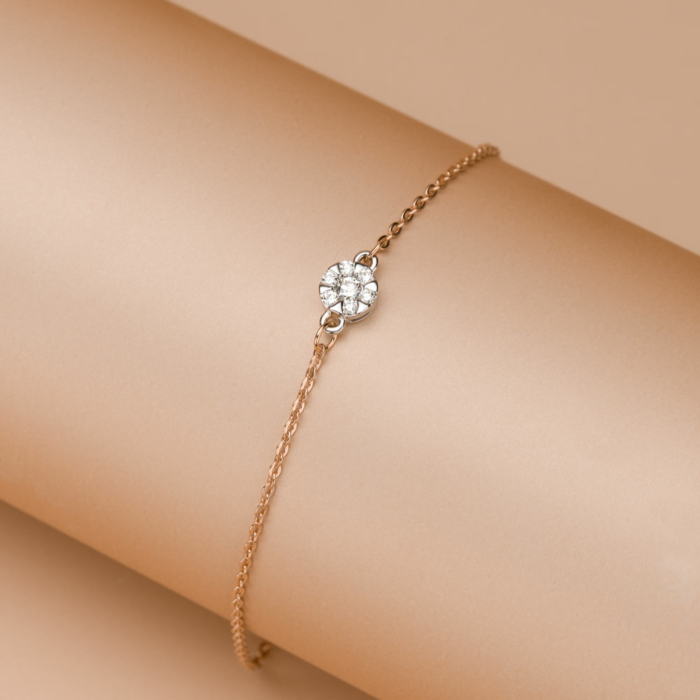 Золотой браслет с бриллиантами 560176/66024-3/14/1/8159