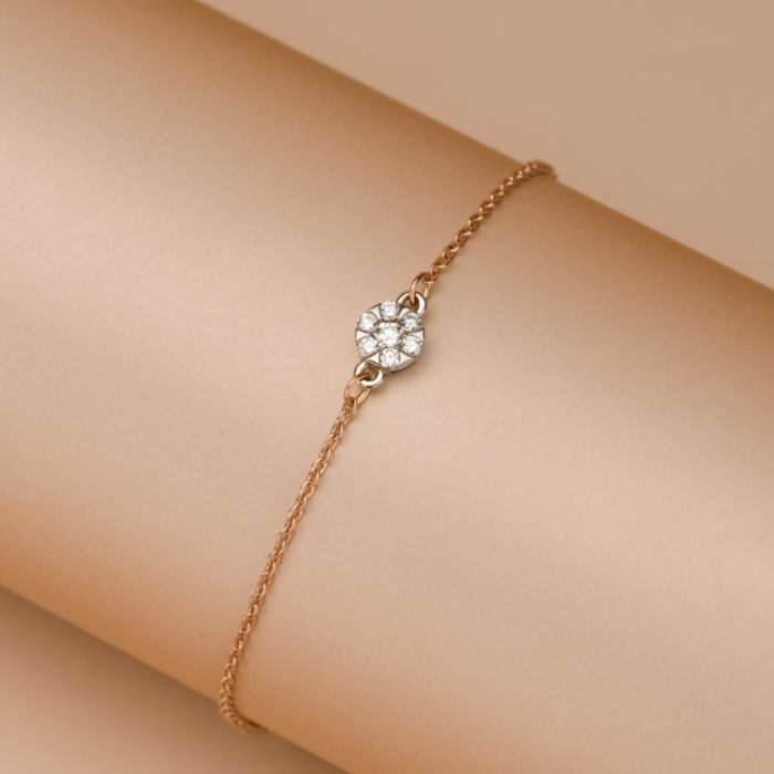 Золотой браслет с бриллиантами 560176/66024-3/14/1/8578