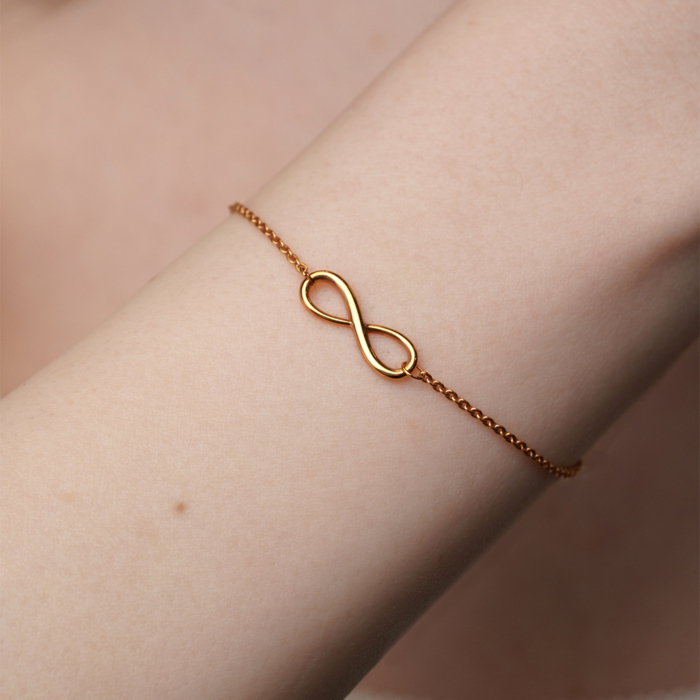 Золотий браслет Безмежність (0160/77024-1/01/0)