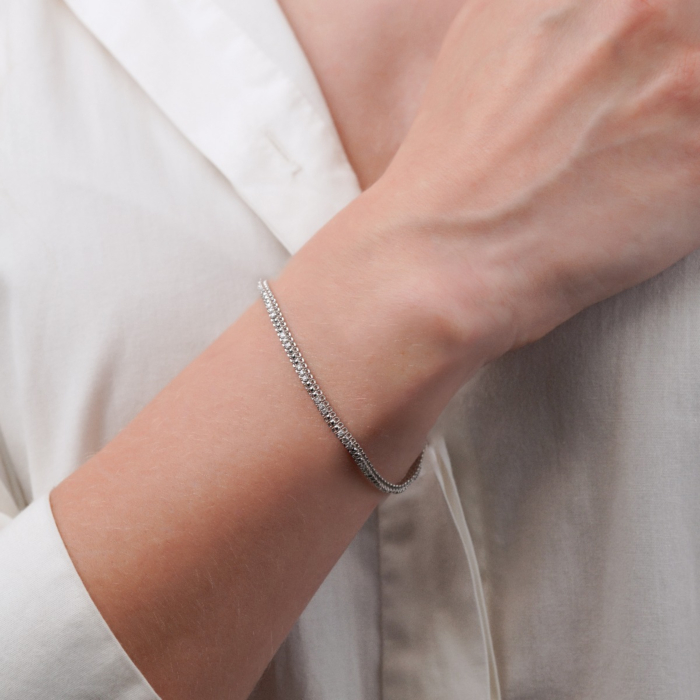 Золотой браслет с бриллиантами 3022/02/1/8037