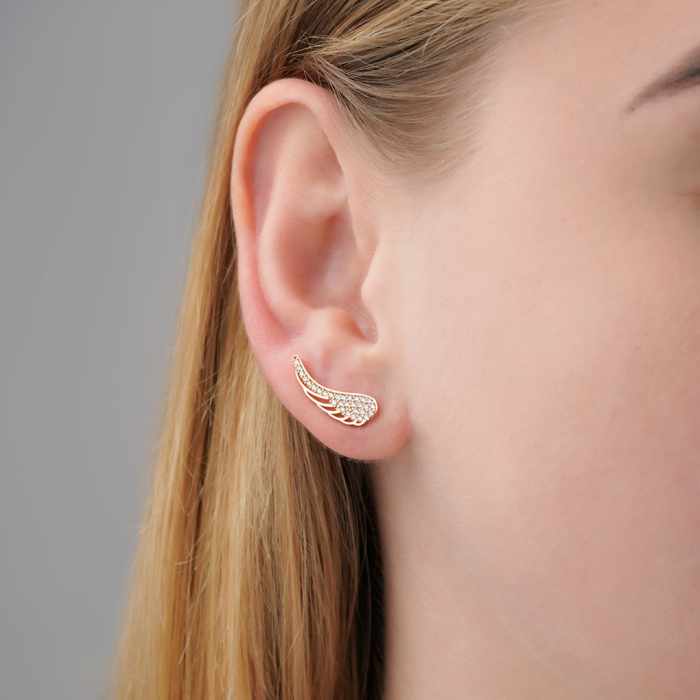 Золоті сережки-пусети