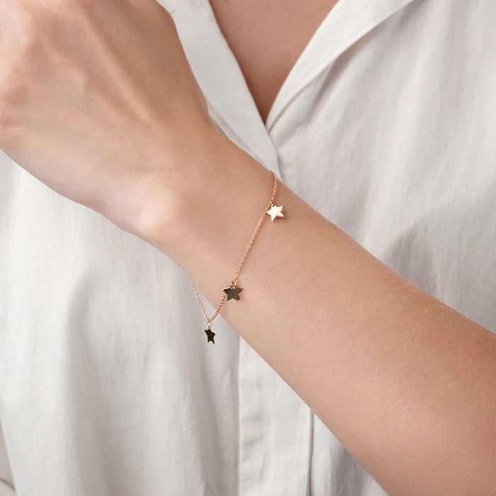 Золотий браслет без вставки. Артикул 07221/01/0