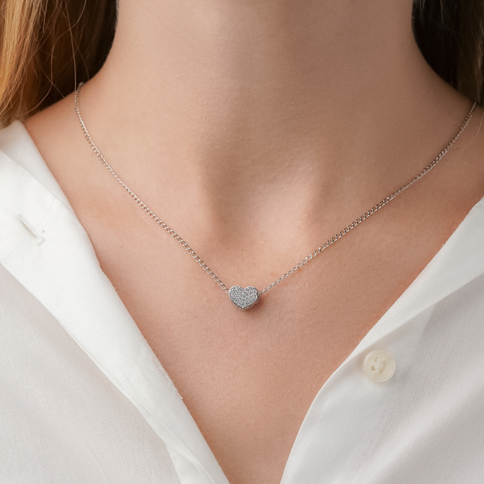 Золота підвіска з фіанітами. Артикул 32139/02/1/13