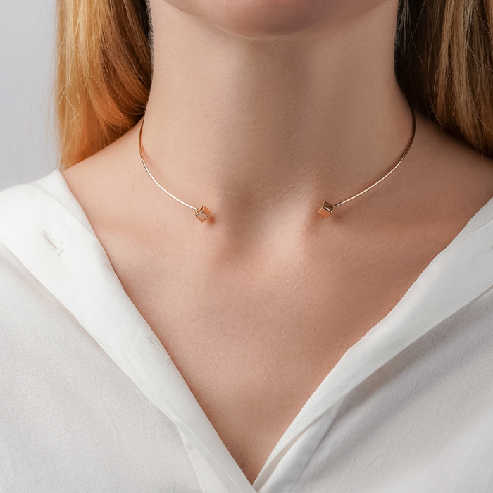 Золоте кольє без вставки 06711-9/01/0