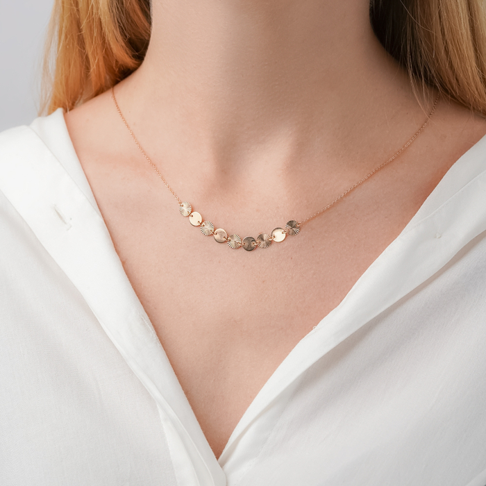 Золотое колье. Артикул 06238-1/01/2