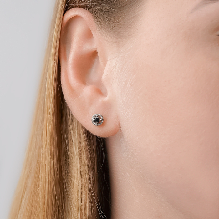 Золотые серьги с бриллиантами 8070127/02/1/11767