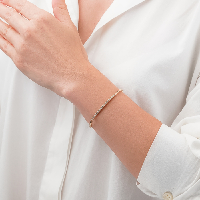 Золотий браслет з діамантами P-SY01901-K/01/9022