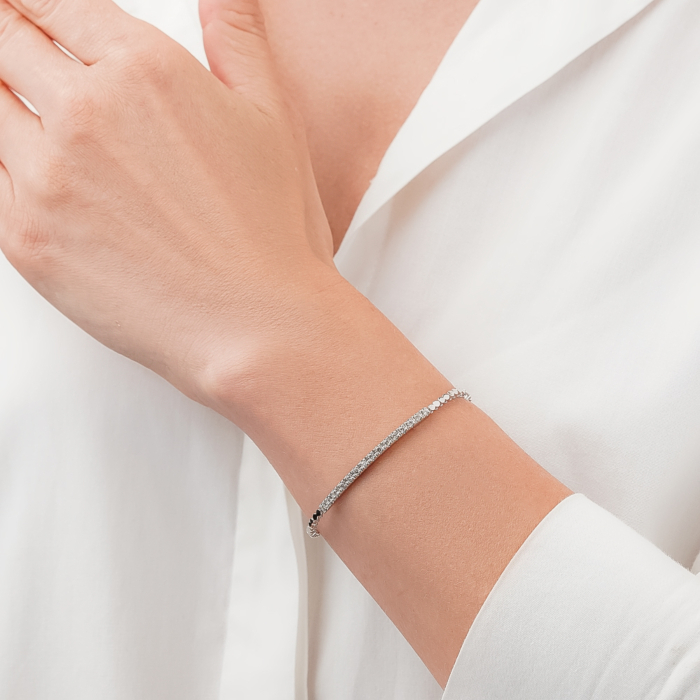 Золотий браслет з діамантами P-SY01901/02/9022