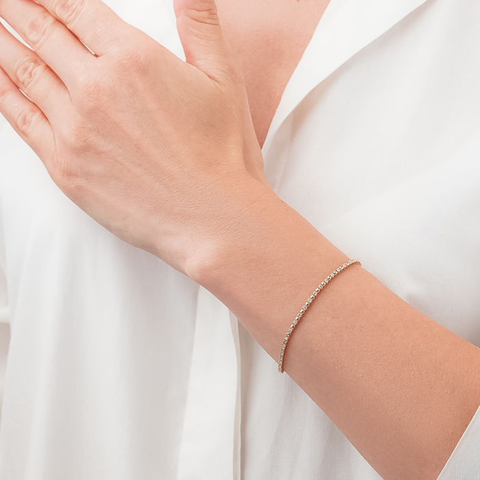 Золотий браслет з діамантами P-SY01845-K/01/9223