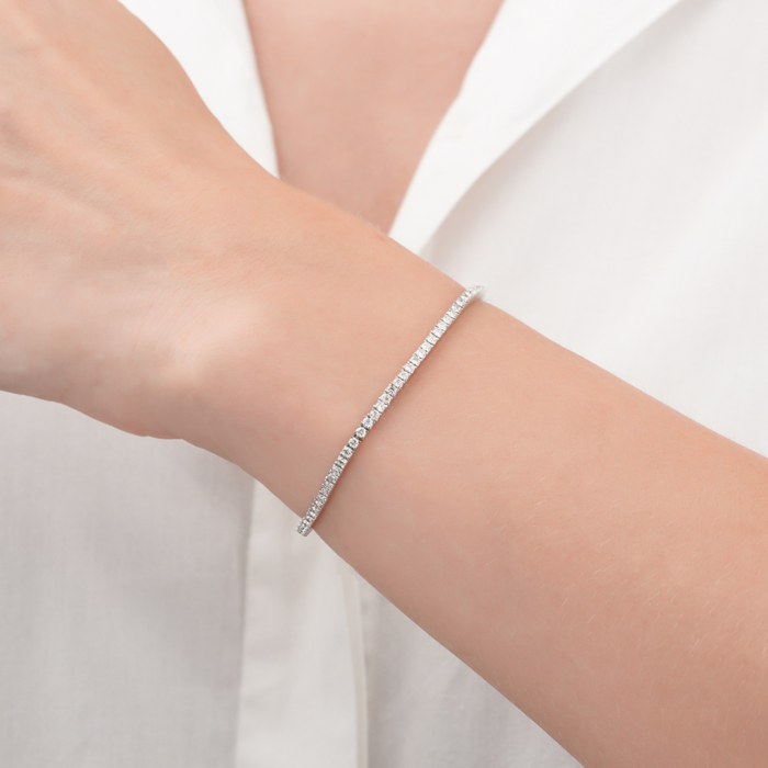 Золотий браслет з діамантами 3061/02/1/9022