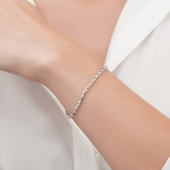 Золотий браслет з діамантами. Артикул 3070/02/1/11988