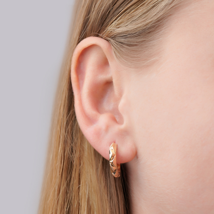 Золотые серьги-конго P-2070-E/01