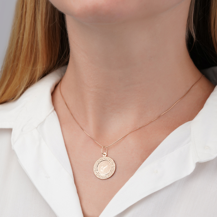 Золота підвіска-зодіак