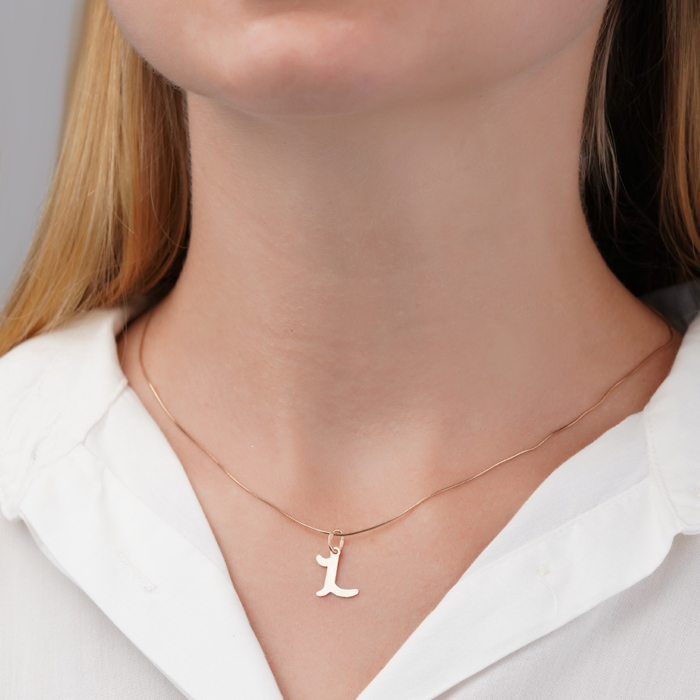 Золота підвіска без вставки. Артикул F-993-l-P/01