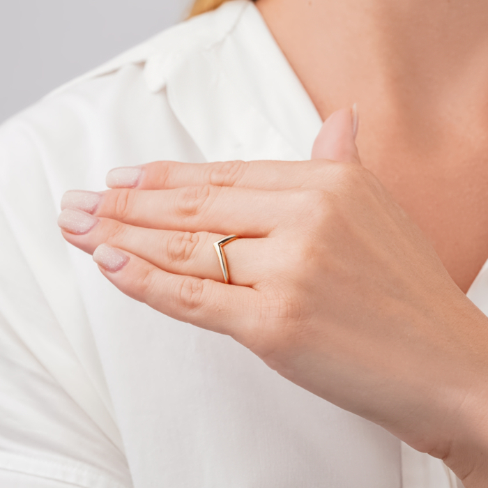 Кольцо из красного золота 18446/08/0