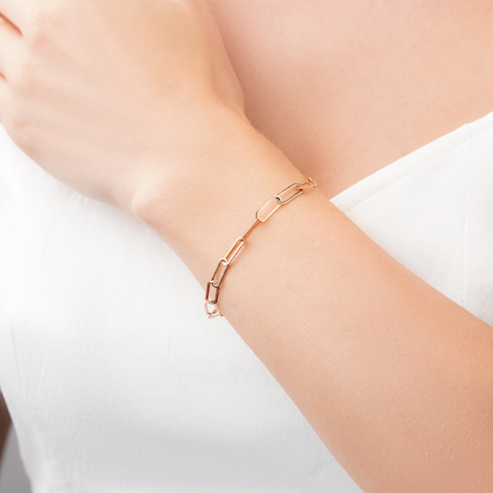 Браслет з червоного золота без вставки 07129/01/0