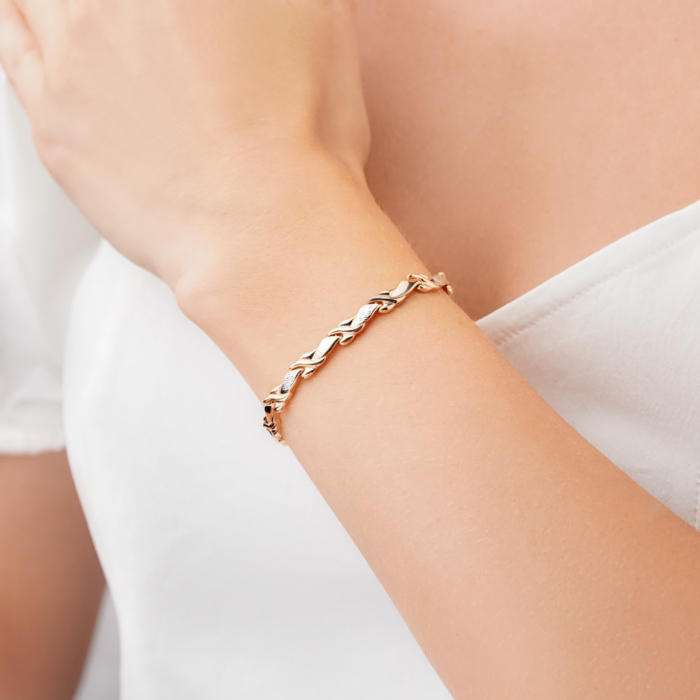 Браслет из красного золота без вставки 74418