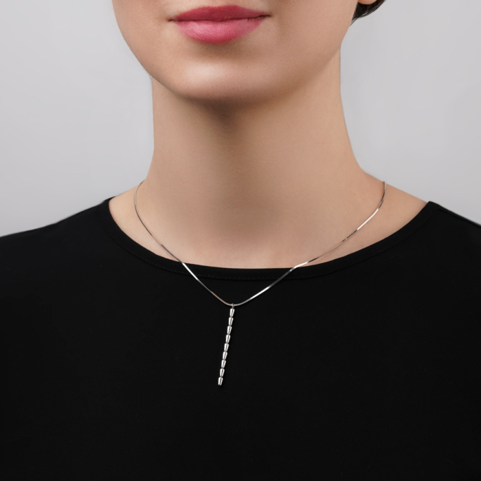 Срібне кольє без вставки CFAXD000094-1-K/12