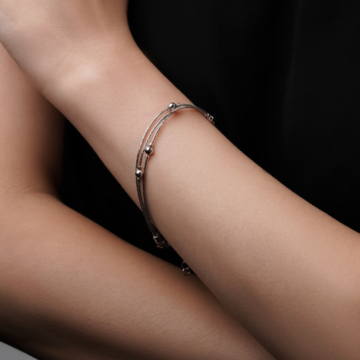 Срібний браслет без вставки BFAXD000167-B/12